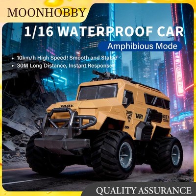 RC Q241 Waterproof Car 1/16 2.4G Amphibious Vehicle 4WD Off-Road Stunt Truck