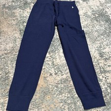 the Polo Ralph Lauren Waffle-Knit Pajama Jogger Pants Navy Blue Large Men  s EUC