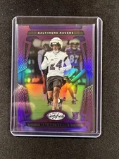2025 Certified Malaki Starks Mirror Purple Color Match 193/299 Rookie RC #103