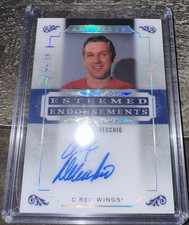 Upper Deck 2024-25 Artifacts Esteemed Endorsements Auto Alex Delvecchio /28