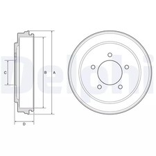 Tambour de frein Jeep PATRIOT