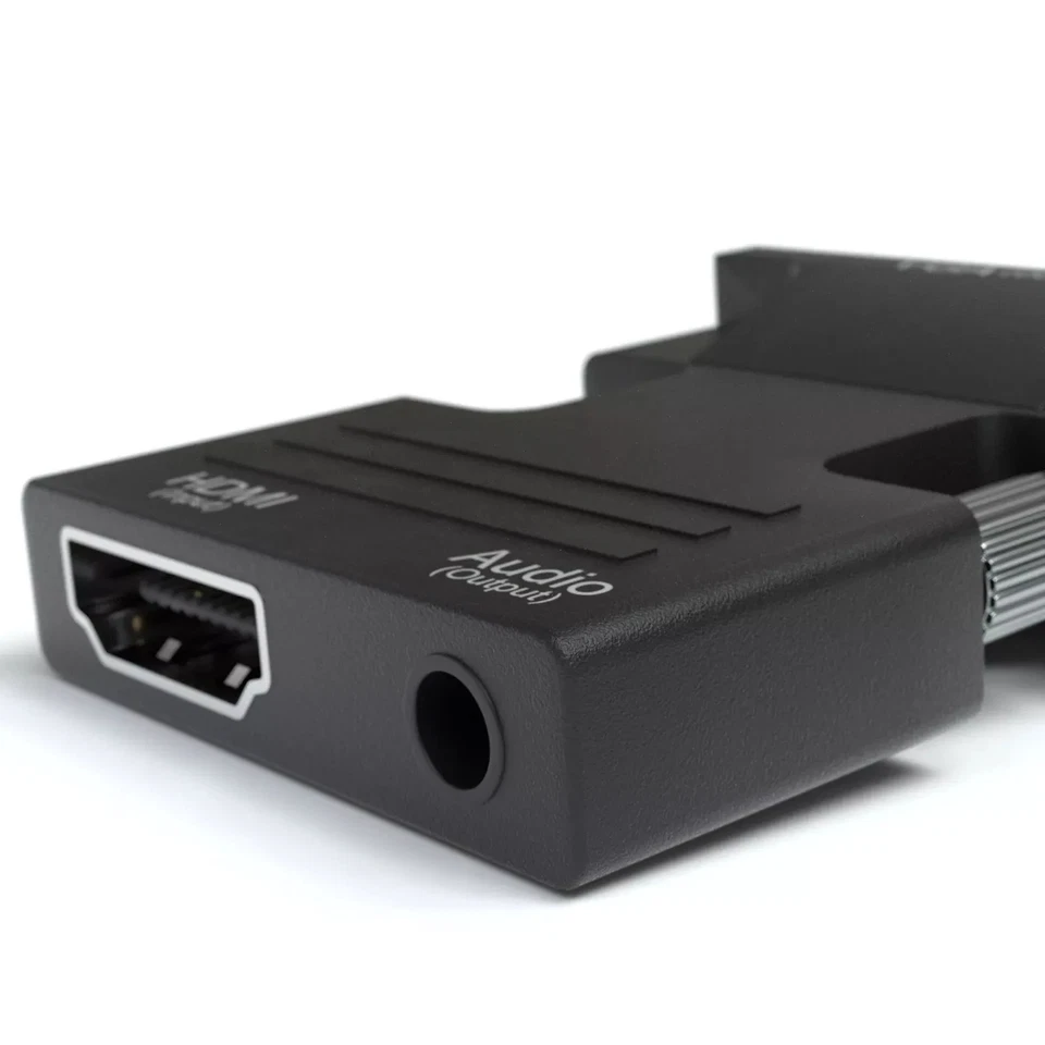 HDMI zu VGA Adapter HDTV 1080p Konverter Audio & Videokabel für PC, Laptop - Bild 4 von 4
