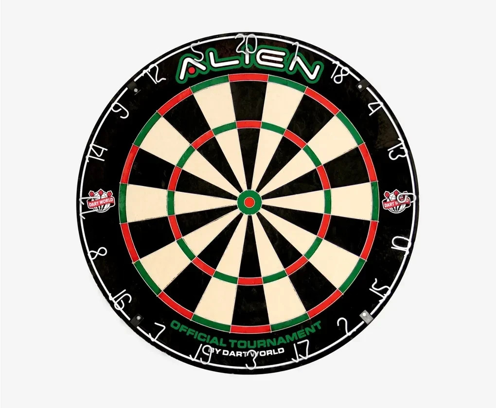 Dart World 83355 Alien Competition Bristle Dartboard for