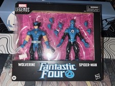 Marvel Legends Fantastic Four Wolverine & Spider-Man 2-Pack Box Damage      New