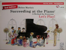 New Helen Marlais Succeeding at the Piano Recital Prep W/CD Music Book FJH2267