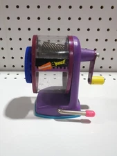 Vintage Nickelodeon Yikes! Pencil Sharpener '90s Neon Colors 