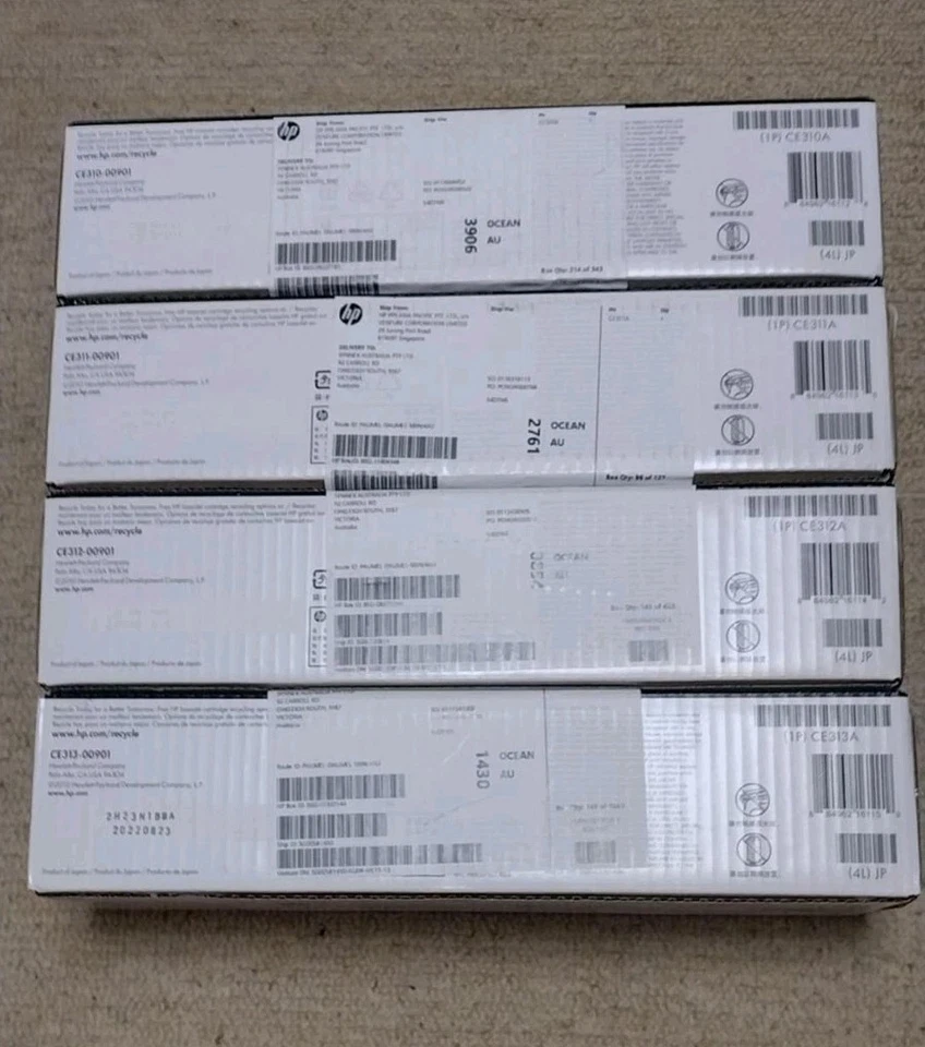 GENUINE SET 4 COLOR TONER HP 126A LaserJet CE310A CE311A CE312A CE313A - image 3 of 3