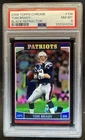 2006 Topps Chrome Tom Brady Black Refractor #/199 Patriots PSA 8