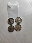 WASHINGTON SILVER QUARTERS LOT OF 4, 90% SILVER CIRCULATED $1 FACE VALUE