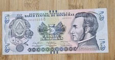 2014 Honduras 5 Lempiras, Banknote Uncirculated