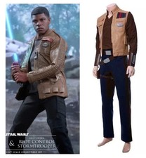 Star Wars: The Rise of Skywalker Finn Halloween Party Cosplay Costume HOT