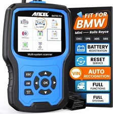 ANCEL BM700 PRO Fit for BMW Scanner Battery Registration Code Reader Diagnostic