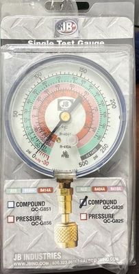 #ad JB Industries Test Gauge Blue for R 22 R 404A R 410A Minor Box Blemishes $39.90