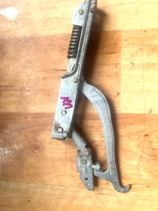 1 stk. Scharniere.Türscharniere  für  Backofen.L-165 mm.gut.