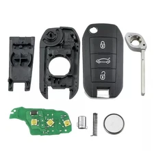 Car Remote Key 46 Chip HU83 Blade Fit for Peugeot 208 2008 301 308 5008 508