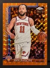 2025-26 Topps Chrome Basketball Jalen Brunson Orange Geometric /25 Color Match