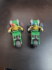 Carrera Teenage Mutant Ninja Turtles Slot Cars 1:43 Scale Both Raph Leo