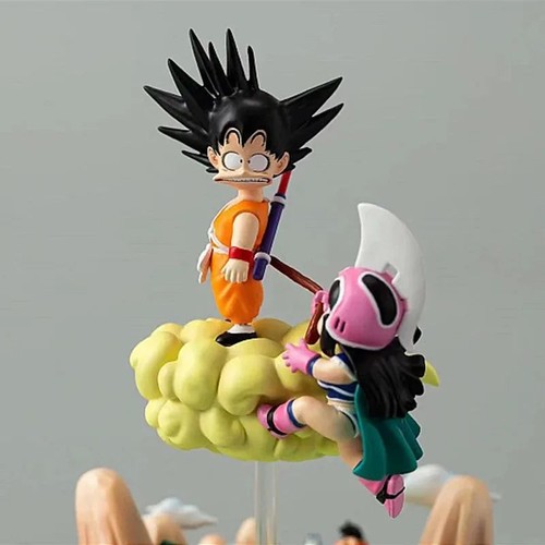 8cm/3.14in Anime Dragon Ball Z Figure Goku & Chichi Figure Statue Collectible - Picture 3 of 7