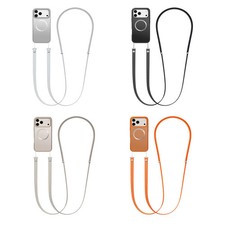 1:1 Magnetic Crossbody Phone Lanyard For iPhone 17 Pro Max Adjustable Neck Strap