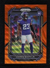 2022 Panini Prizm Rookies Orange Wave Prizm 27/60 Andrew Booth Jr #387 0xh3