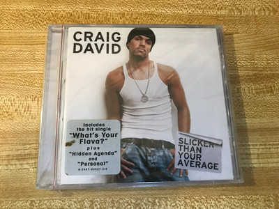 CRAIG DAVID - Slicker Than Your Average (CD) Sealed, Brand New