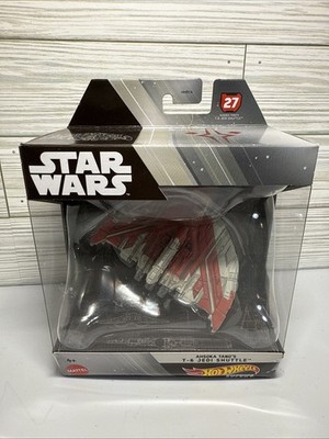 Hot Wheels - Star Wars Starships Select  AHSOKA T-6 JEDI SHUTTLE  Brand New (I3)