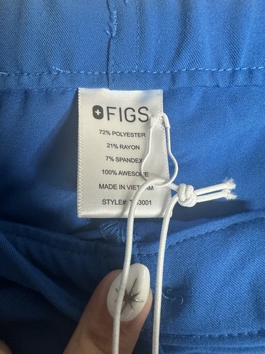 New Figs Men’s Scrub Pants XXL Blue Cairo Cargo Technical Collection - Picture 6 of 7