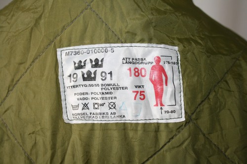 Cappotto parka vintage 1991 svedese M90 verde freddo estremo taglia XL mod revival raro - Foto 15 di 15