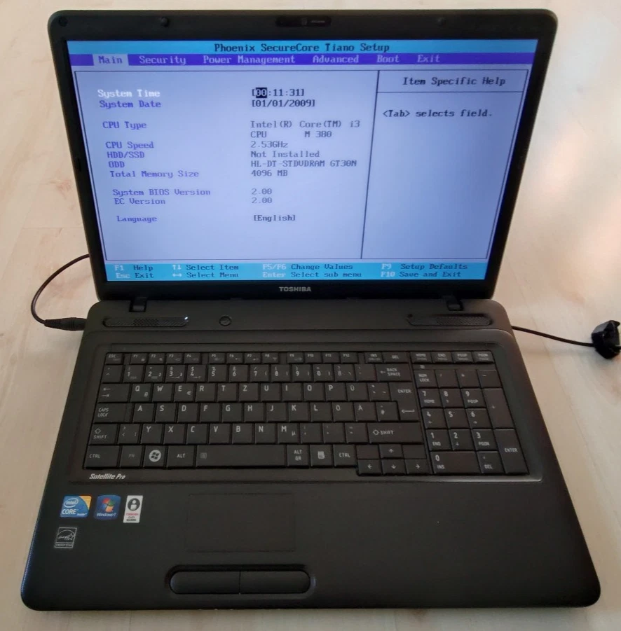 PC Portable Toshiba Satellite L670D Reconditionné - Ordinateur Noir