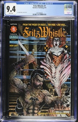 Fritz Whistle #1 - CGC 9.4 White - 1 of 3 in census - Faust - 1992 - Northstar