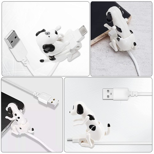 2 Pieces Creative Puppy Charging Cable Funny Charger Phone - 第 3/12 張圖片