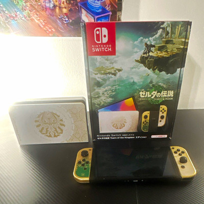 Nintendo Switch OLED Zelda Tears of the Kingdom Handheld