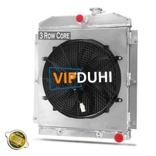 Aluminum Radiator 3 Row Shroud Fan For 1947-1954 Chevy 3100 Truck Aluminum Radiator 3 Row Shroud Fan For 1947-1954 Chevy 3100 Truck