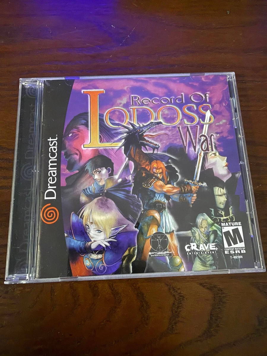 Sega Dreamcast Record of Lodoss War Video Games for sale | eBay