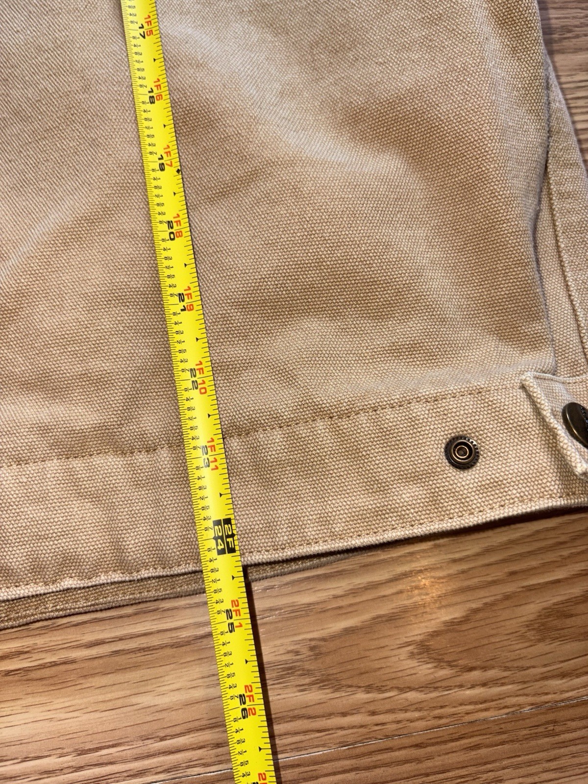 Carhartt x Stussy Men's Beige Brown Insulated Work Jacket Full Zip Size  thumbnail 6