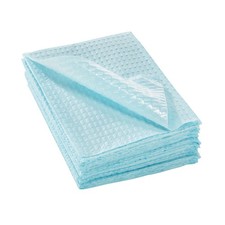 McKesson Blue Dental Medical Tattoo Procedure 2-Ply Towel Bibs 13" W x 18  L -