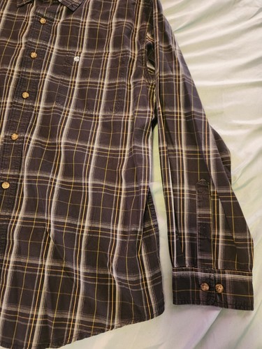 Carhartt uomo XL a quadri manica lunga con bottoni - Foto 3 di 17
