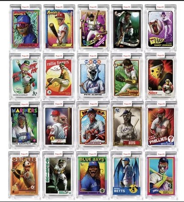 Alex Pardee Topps Project 70 Complete Set + Bonus  Poster