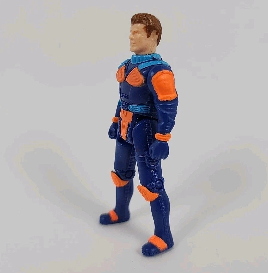 M.A.S.K. Figura de acción Calhoun Burns (sin máscara) 1986 Kenner Raven Driver Foto 2 de 4