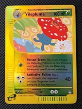 Pokemon Card Vileplume 43/147 Aquapolis Set Reverse Holo Foil EXC / NM on eBay