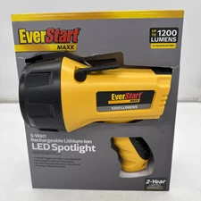 EverStart Maxx SL5HE 1200 Lumen LED Rechargeable Spotlight Yellow