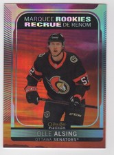 2021-22 Olle Alsing O-Pee-Chee Platinum Sunset Marquee Rookie RC #256