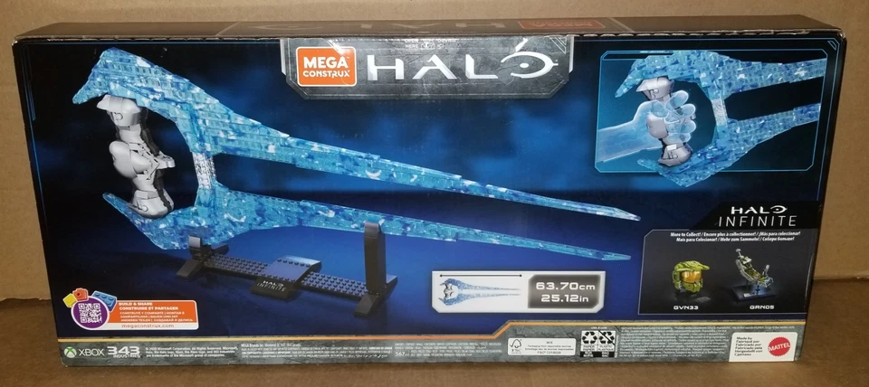 Mega Construx Halo Infinite  ENERGY SWORD (GPB05)  New & Sealed - Image 2 of 2