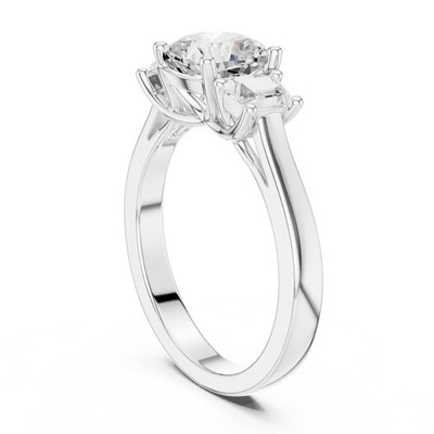 1.9 Ct Cushion Lab Grown Diamond Cocktail Party Ring 14K White Gold Over e190