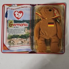 Ty Germania the Bear International Bears II Beanie Babies McDonald's 2000