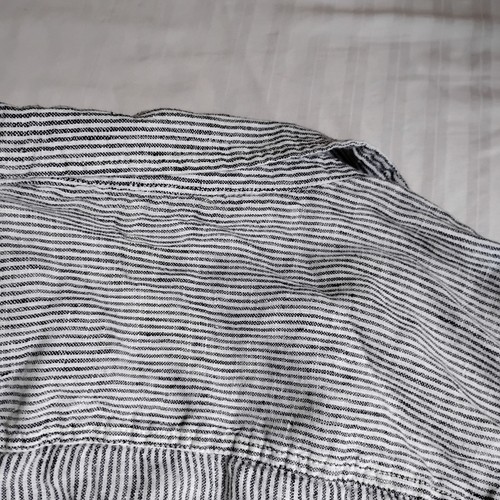 Sigrid Olsen Top 2x Leinen Button Down Hemd Rollriegel Kapsel Büro Freizeit - Bild 10 von 14