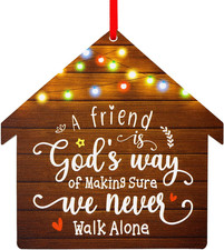Best Friends Christmas Ornaments Gifts for Women - Friendship Christmas Ornament
