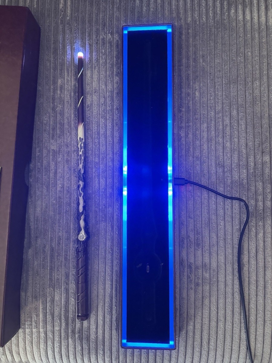 Harry Potter Magic Caster Wand Light-Up Tip Charging Box Fantasy