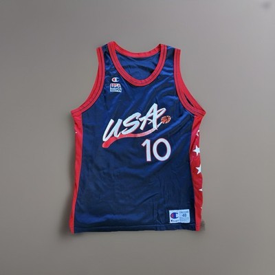Original Retro Champion Dream Team 1996 NBA Jersey Reggie Miller Indiana Pacers 