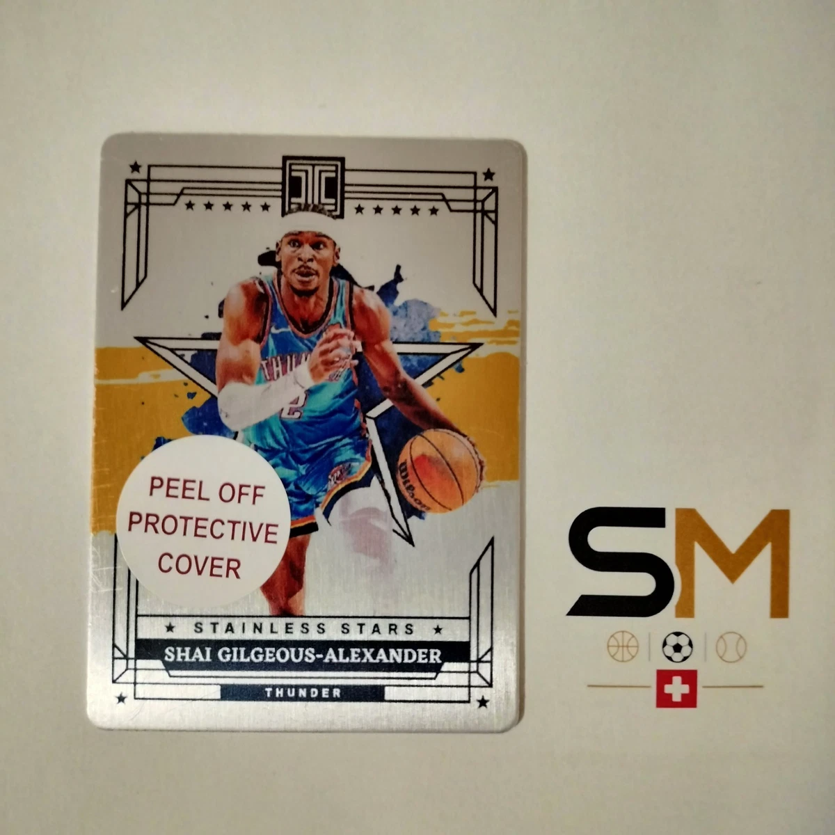 2023-24 Panini Impeccable Shai Gilgeous-Alexander Stainless Stars Gold /10